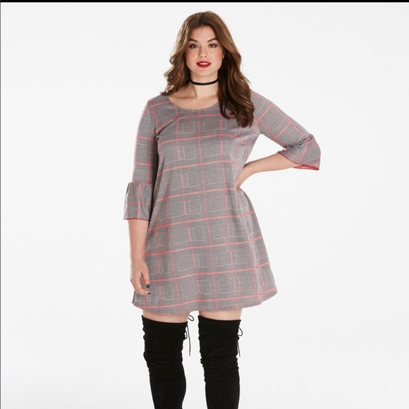 Simply Be Dresses & Skirts - Checked Swing Dress 🔥worn once🔥